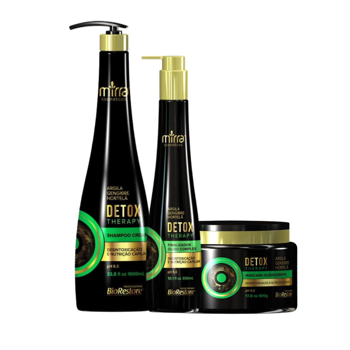 Kit Detox Therapy 3 Steps - Mirra - Corolla Beauty Supply