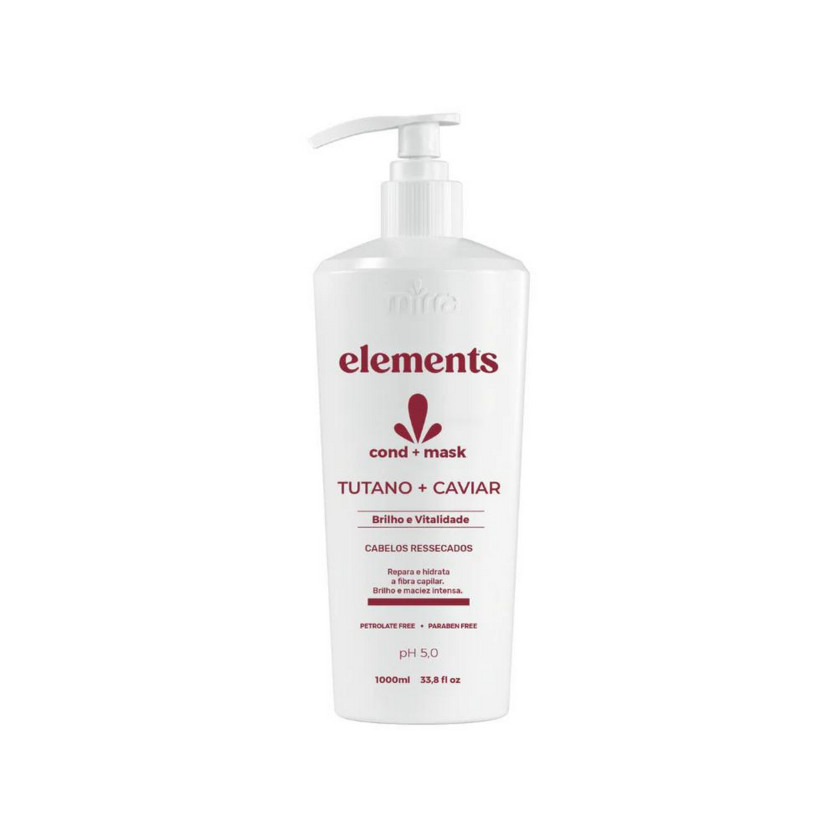 Conditioner Elements Tutano + Caviar - 1000ml - Mirra - Corolla Beauty Supply