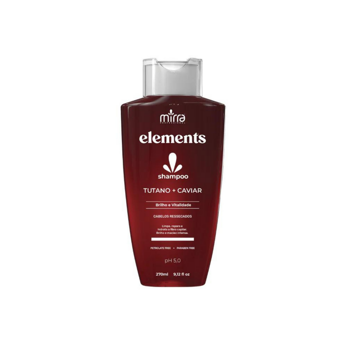 Shampoo Elements Tutano + Caviar - 270ml - Mirra - Corolla Beauty Supply