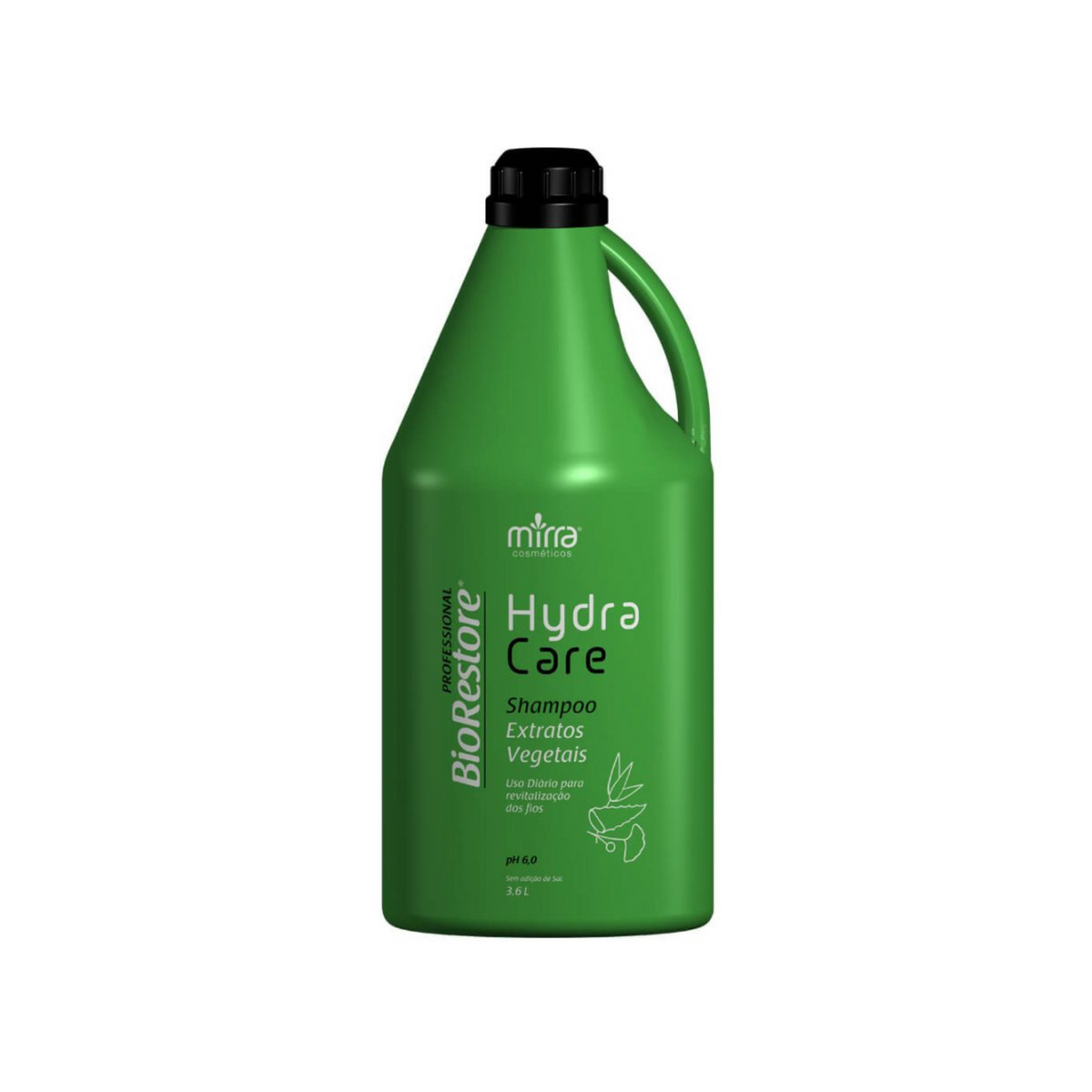 Shampoo Hydra Care Vegetal Extract - 3.6L - Mirra - Corolla Beauty Supply