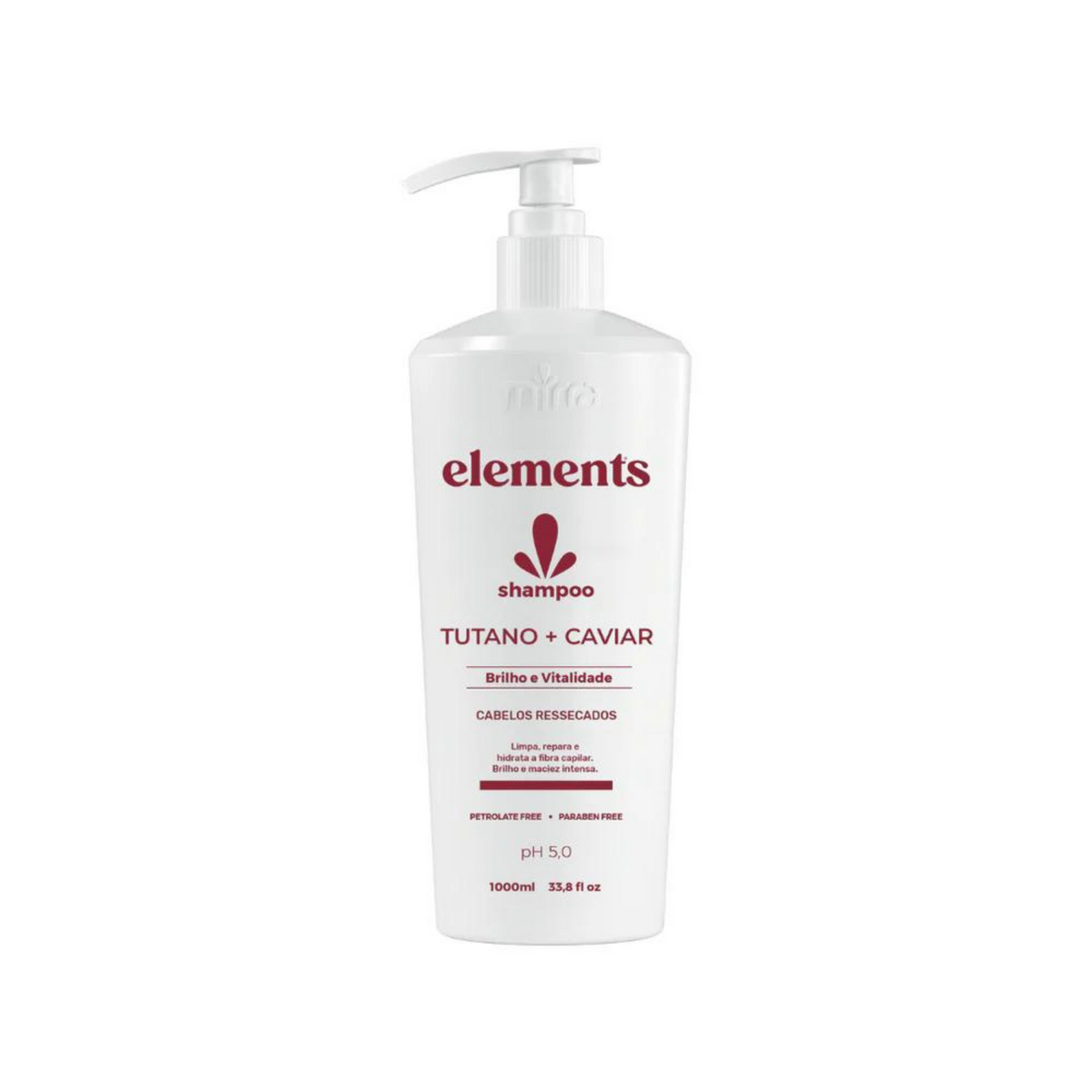 Shampoo Elements Tutano + Caviar - 1000ml - Mirra - Corolla Beauty Supply