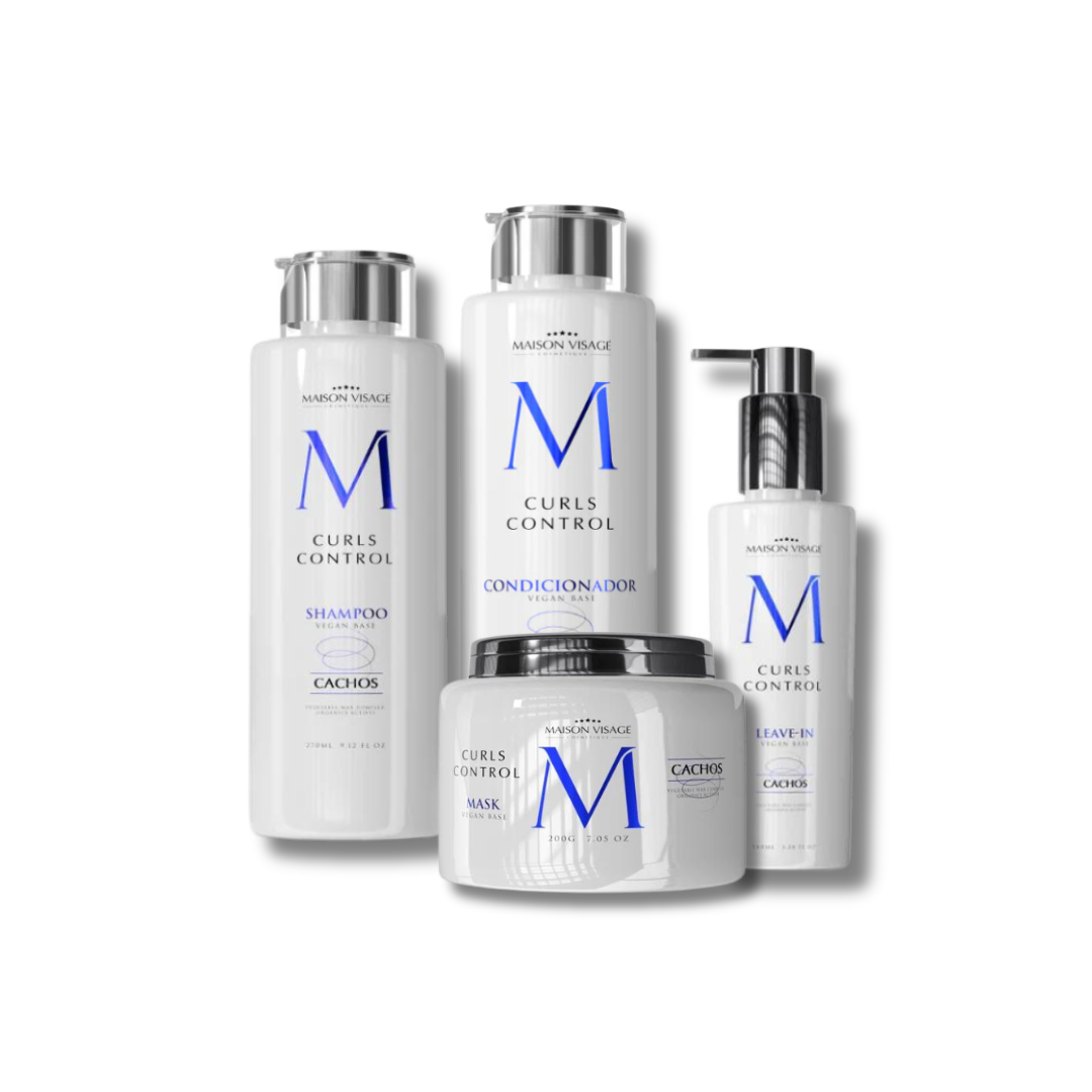 Kit Curls Control Home Care - 4 pieces - Maison Visage - Corolla Beauty Supply