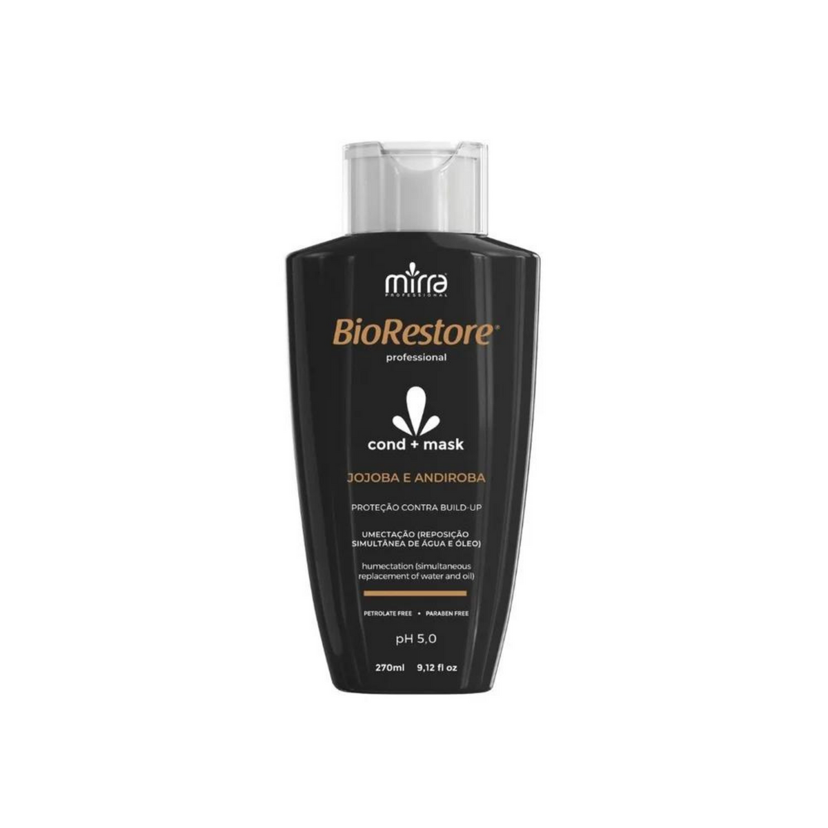 Conditioner Biorestore Build-up Jojoba + Andiroba - 270ml - Mirra - Corolla Beauty Supply